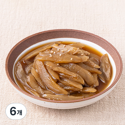 우엉조림, 300g, 6개