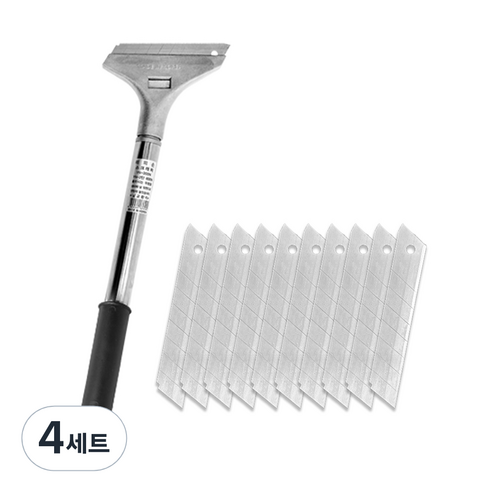 칼트 밀칼 스크래퍼 1단+칼날 10p, 4세트