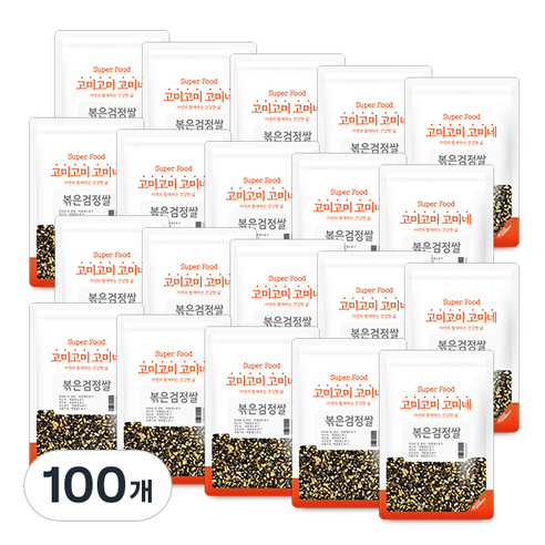 고미네 볶은검정쌀, 20g, 100개