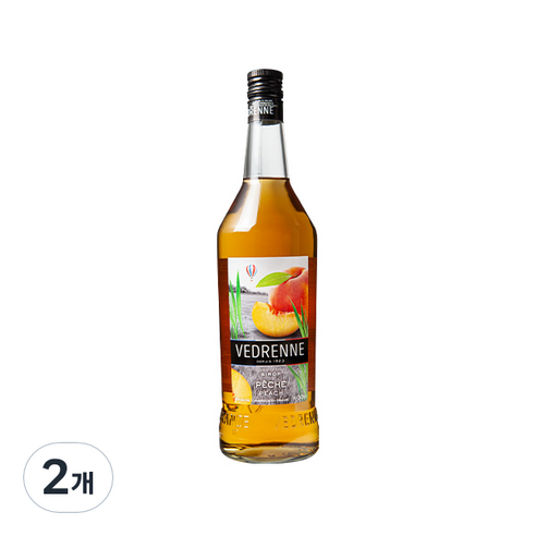 베드렌 카페시럽, 피치, 1L, 2개