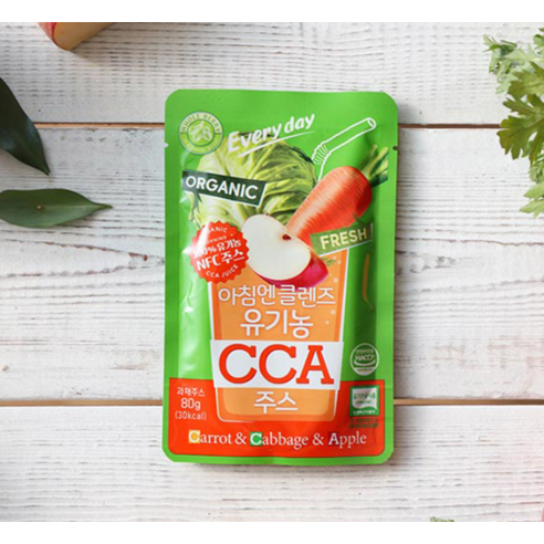 활기찬 하루의 시작, 홀베리 유기농 CCA 주스와 함께!