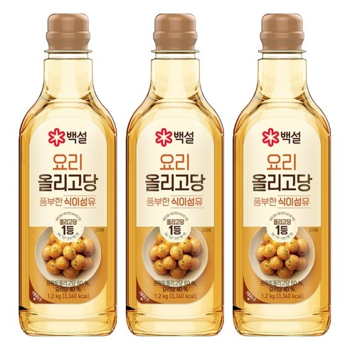 백설 요리올리고당, 1.2kg, 3개