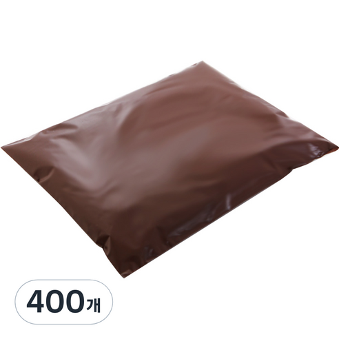 HDPE 접착 택배봉투 브라운, 400개