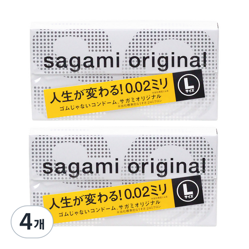 사가미 신형 오리지널 콘돔 라지 0.02mm, 6개입, 4개