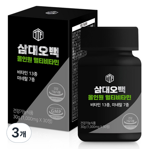 삼대오백 올인원 멀티비타민 30g, 30정, 3개