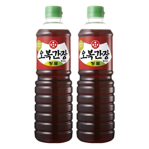 [오복] 오복간장 청표, 900ml, 2개
