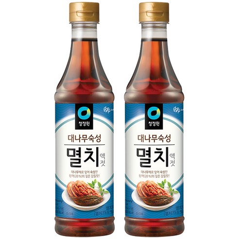 청정원 멸치액젓, 1kg, 2개