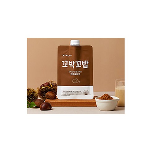 비브리브 꼬박꼬밥 챙겨먹는 한끼쉐이크 밤, 40g, 7개