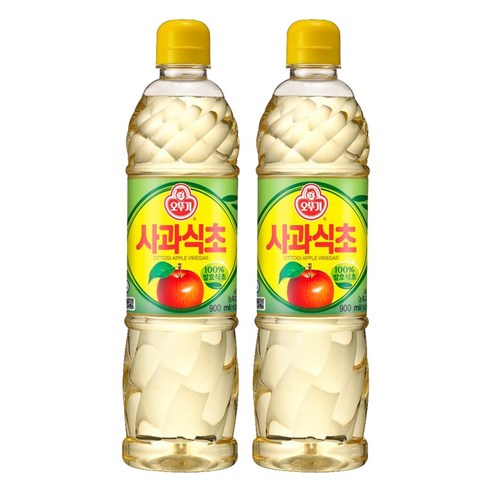 오뚜기 사과식초, 900ml, 2개