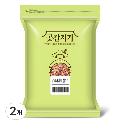 곳간지기 우크라이나산 찰수수, 4kg, 2개