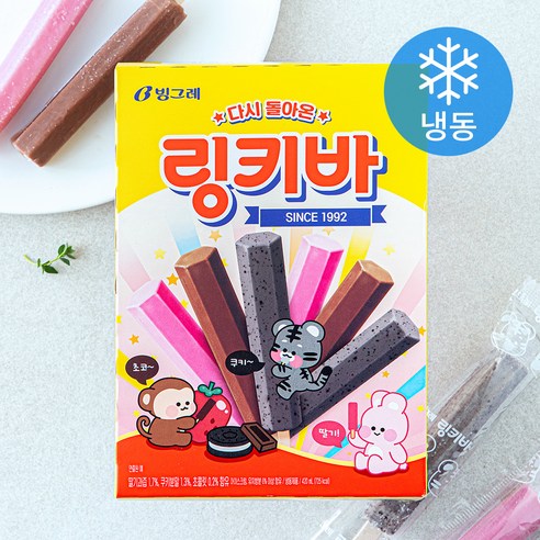 빙그레 링키바 (냉동), 35ml, 12개입, 1개