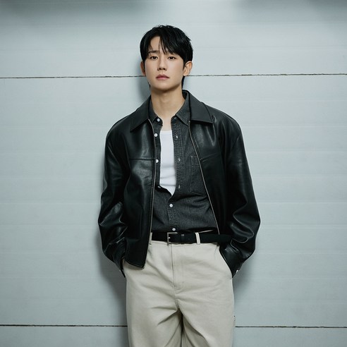 마인드브릿지 남성용 레더블루종 자켓 MZJP2102