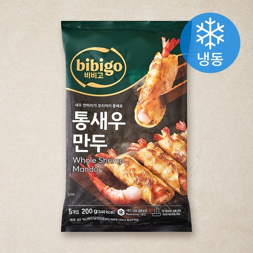 비비고 통새우 만두 (냉동), 200g, 1개