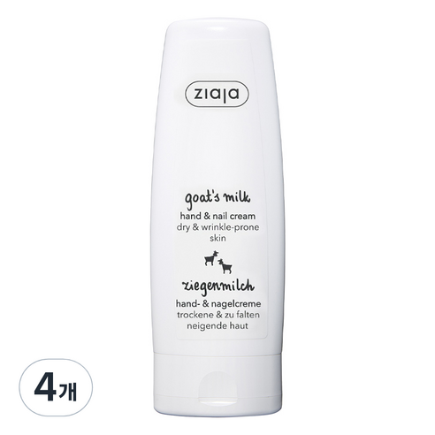 지아자 산양유 핸드크림, 4개, 80ml
