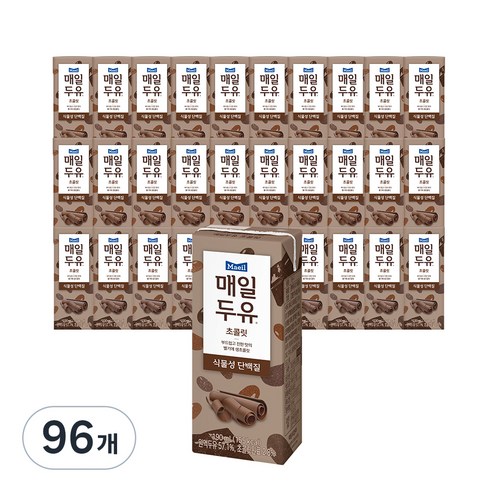 매일유업 매일두유 초콜릿, 190ml, 96개