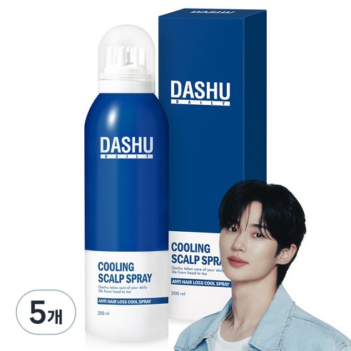 다슈 데일리 쿨링 두피 스프레이, 200ml, 5개
