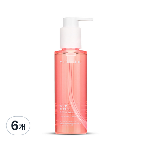 메리쏘드 딥클린 클렌징오일, 6개, 150ml