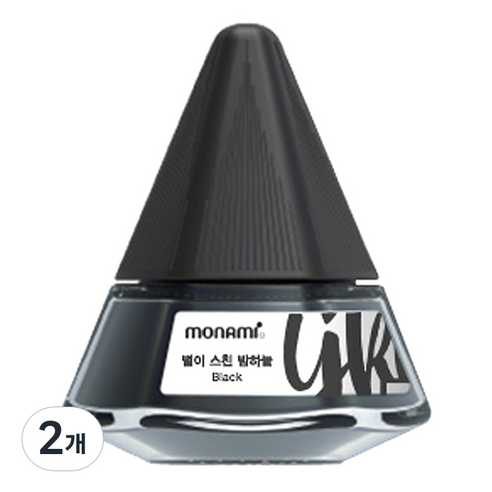 모나미 병잉크 30ml, 02 별이 스친 밤하늘(Black), 2개