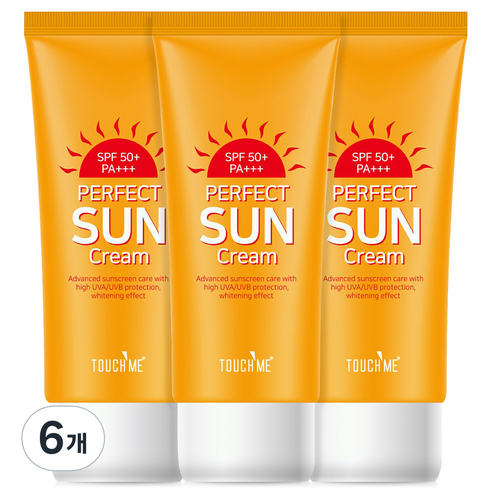 터치미 퍼펙트 선크림 SPF50+ PA+++, 60ml, 6개 한율선크림 Best Top5