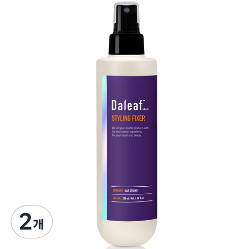 달리프 글램 스타일링 헤어픽서 스프레이, 200ml, 2개