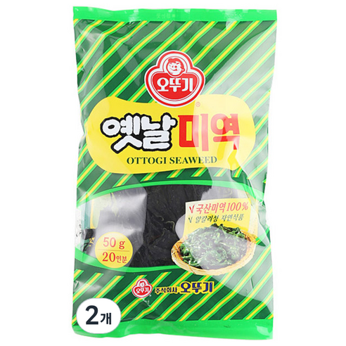 오뚜기 옛날 미역, 50g, 2개