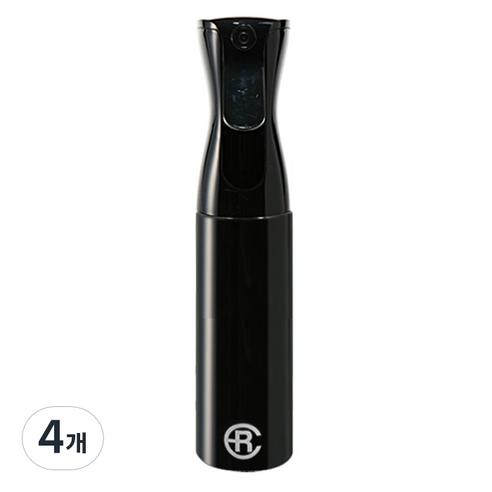 에어라파 압축 분무기 대형 300ml, 퍼펙트 블랙, 4개