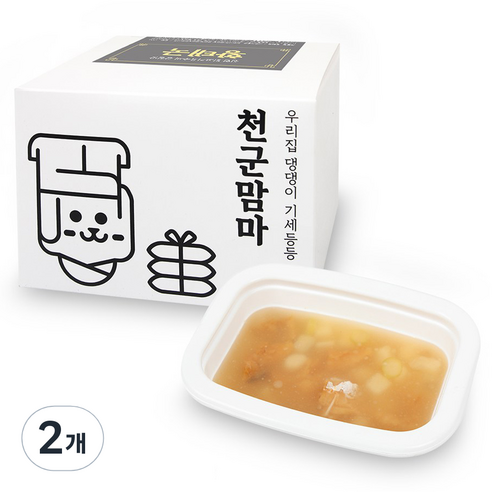 천군맘마 강아지 황태국 파우치, 360g, 2개