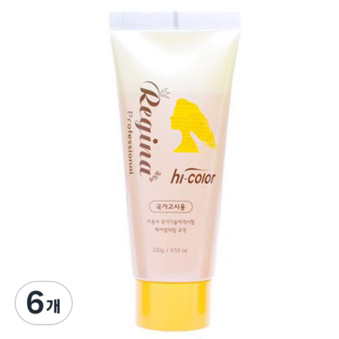미엘 하이컬러 염색제, Yellow, 6개