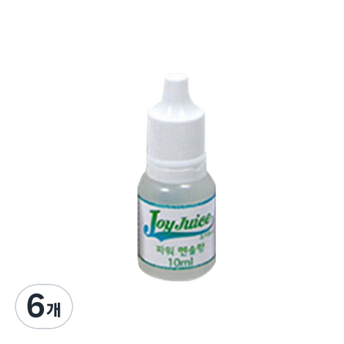 아로마조이 조이쥬스 슬라임 향료 10ml, 6개, 파워멘솔