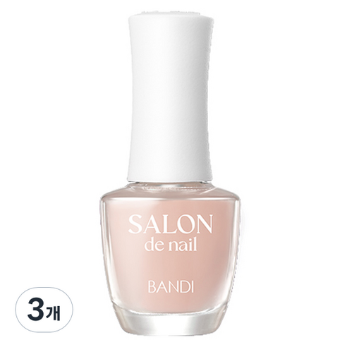 반디BANDI 살롱드 네일, 7ml, SH604 누드크림시럽, 3개