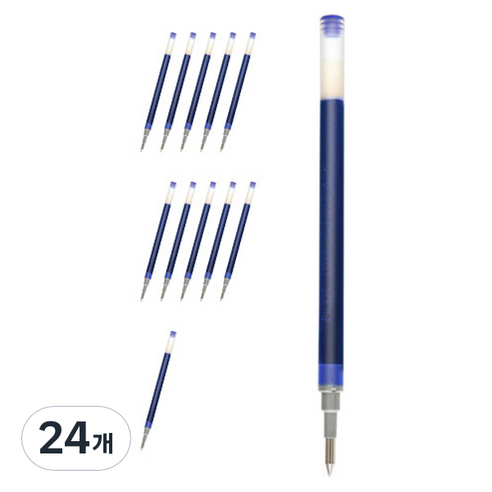 지투 전용 리필심 0.5mm BLS-G2-5, 블루, 24개