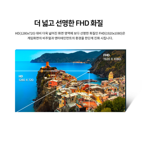 가성비 끝판왕, 한성컴퓨터 FHD 슬림베젤 평면 모니터