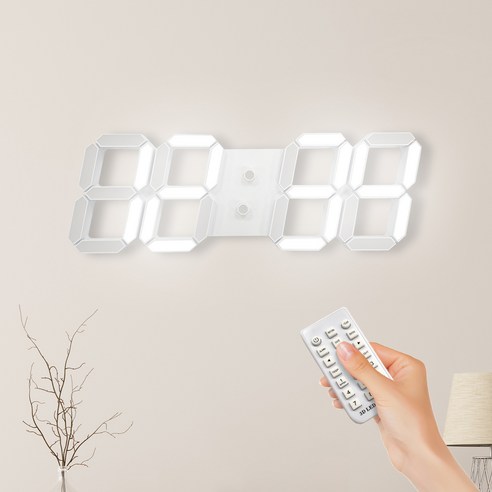 시그마엘이디 3D LED 인테리어 벽시계 현대적이고 세련된 디자인의 벽시계