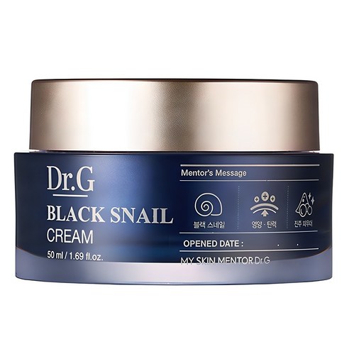 蝸牛 黑色 50ml drg black cream Dr. G Snail Snail Cream Dr. G Snail Cream