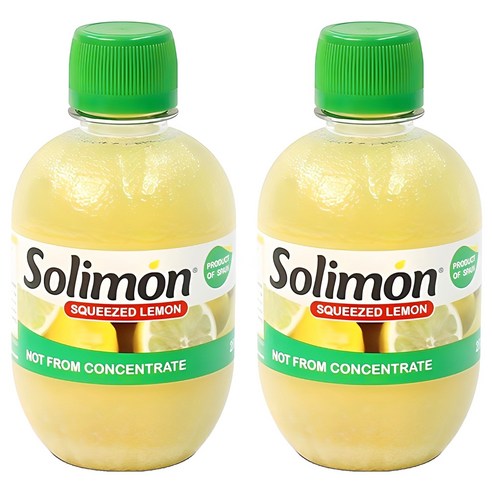 솔리몬 스퀴즈드 레몬즙, 280ml, 2개