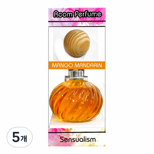 센슈얼리즘 노블레스 룸퍼퓸 실내방향제 망고만다린, 5개, 50ml, 과일/트로피칼향