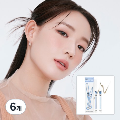 홀리카홀리카 홀리팝 쌍테 라이너 0.5g 2개입, 블랙, 6세트 홀리카홀리카쌍테라이너