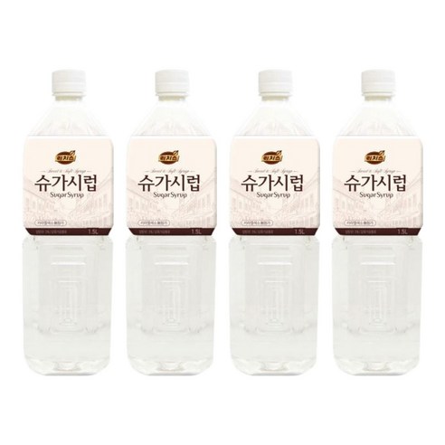리치스 슈가시럽, 1.5L, 4개