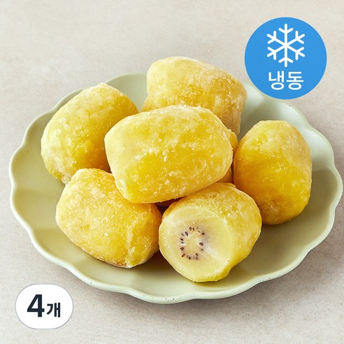 국산 골드키위 (냉동), 1kg, 4개
