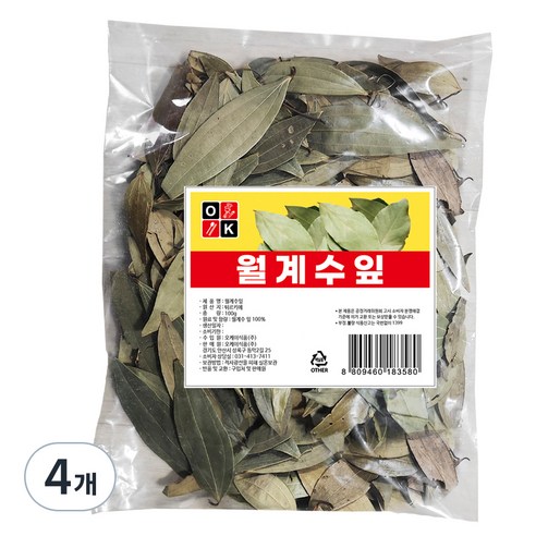 오케이 월계수잎, 4개, 100g