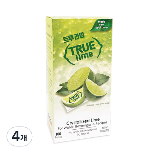 트루시트러스 트루라임 에이드분말, 0.8g, 100개입, 4개