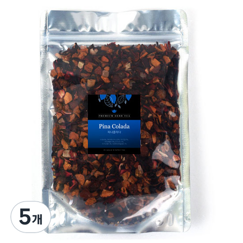 아름드레 블렌딩 허브차 피나콜라다, 60g, 1개입, 5개
