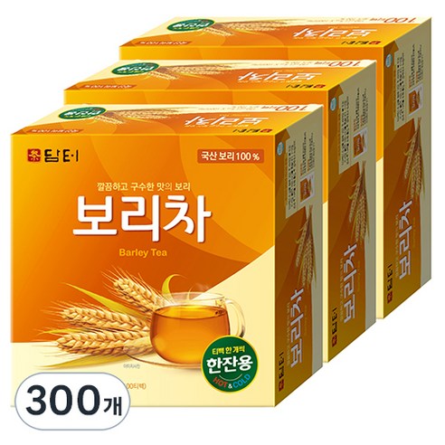 담터 깊고 구수한 보리차, 1.5g, 300개