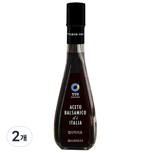 청정원 발사믹식초, 350ml, 2개