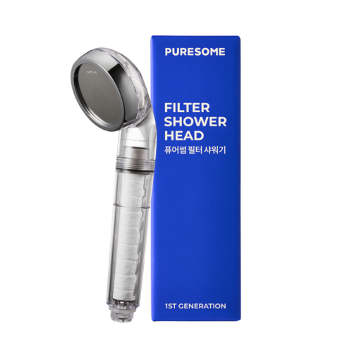 샤워기헤드 추천 상품바디럽 퓨어썸 샤워기, 혼합색상, 1개 제품 사진