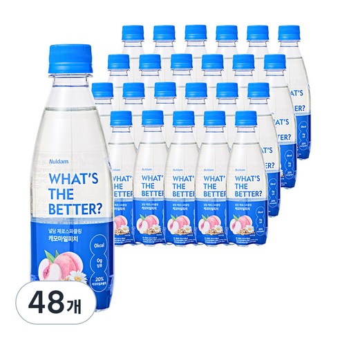 널담 제로스파클링 캐모마일피치, 350ml, 48개
