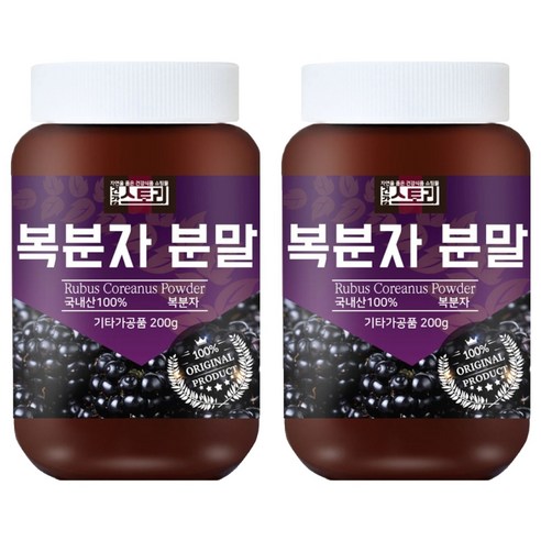 건강스토리 복분자 분말, 200g, 2개