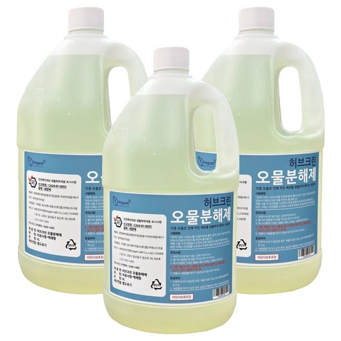 허브크린 오물분해제, 4L, 3개