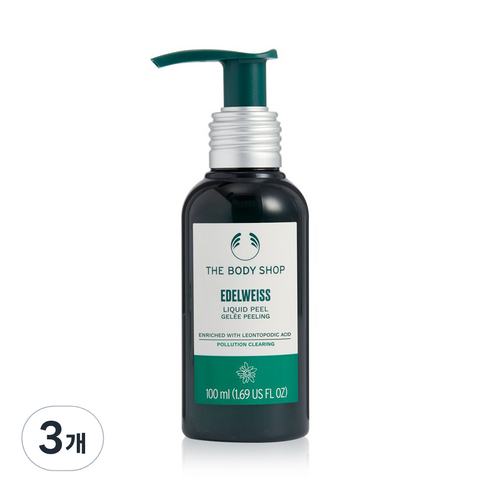 더바디샵 에델바이스 리퀴드 필, 100ml, 3개