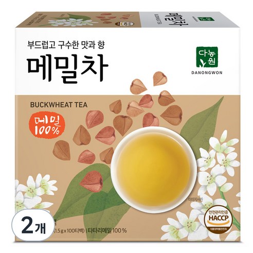 다농원 메밀차 구수한맛, 1.5g, 100개입, 2개